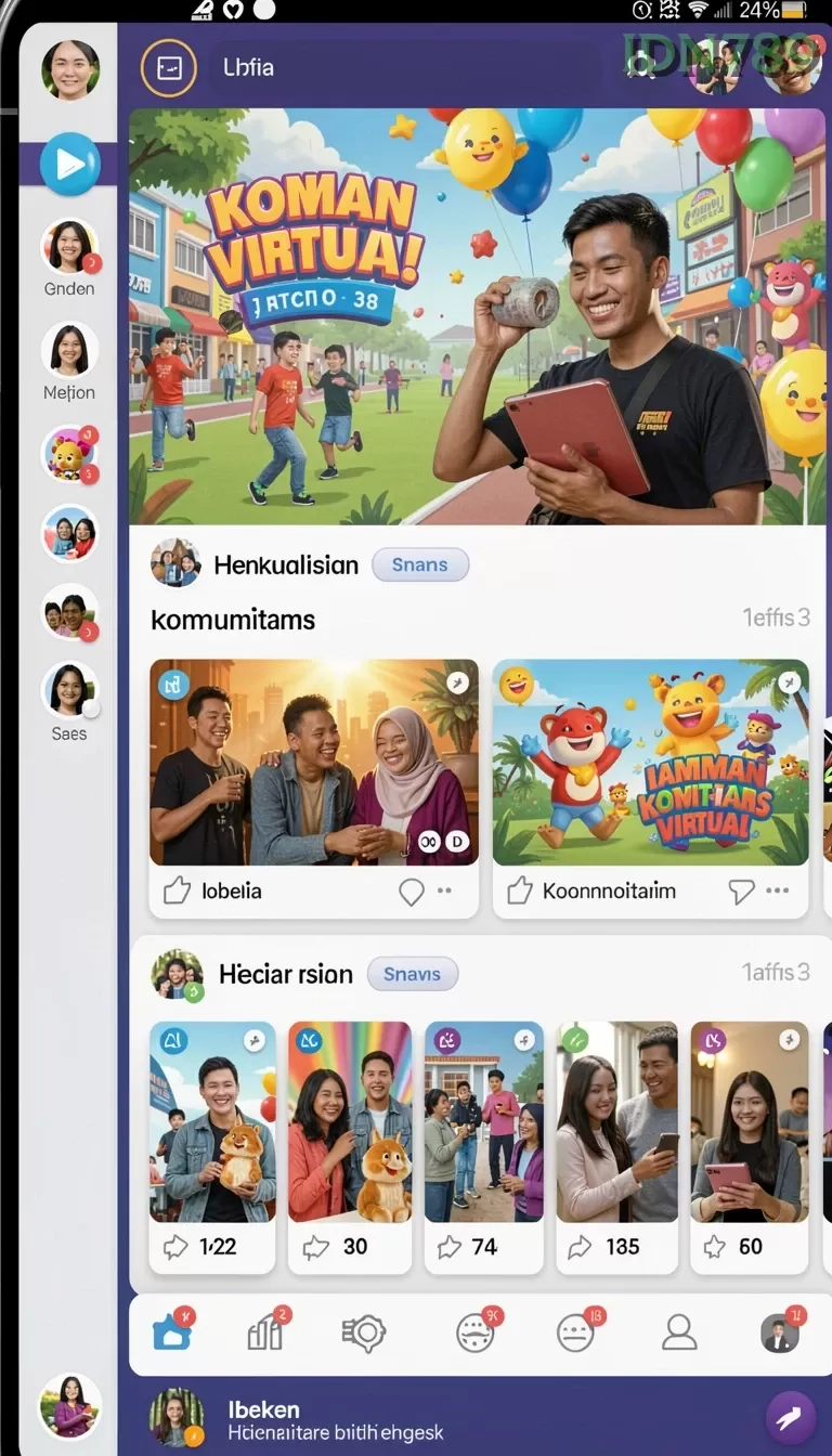 Galeri pratinjau visual idn789 build APK resmi terbaru